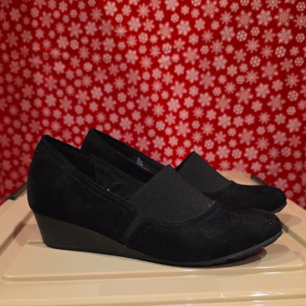 Chic Black Women's Wedge Shoes